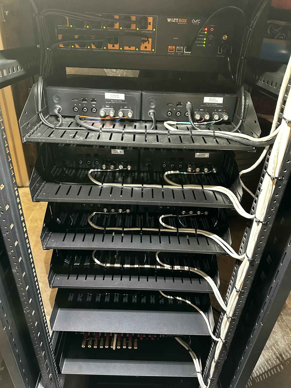Equipment Racks project by Hooked Up Installs, photo 31
