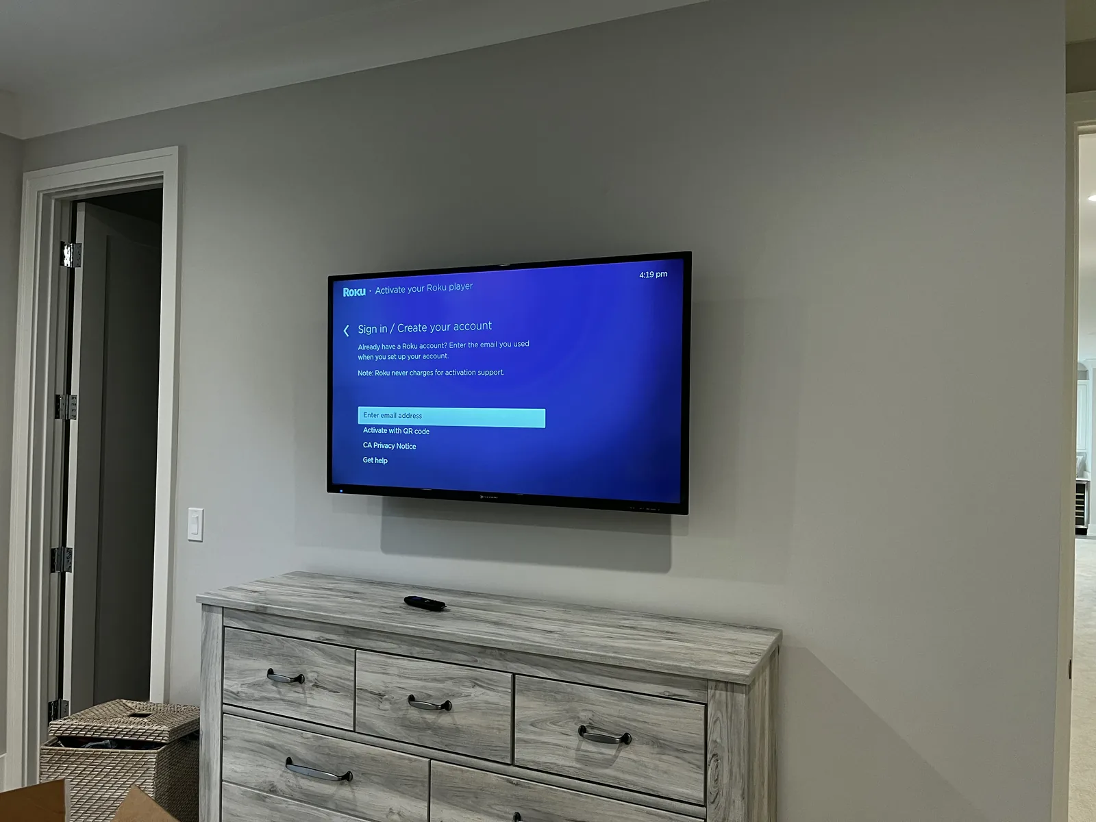 Flat Panel TV Installation project by Hooked Up Installs, photo 9