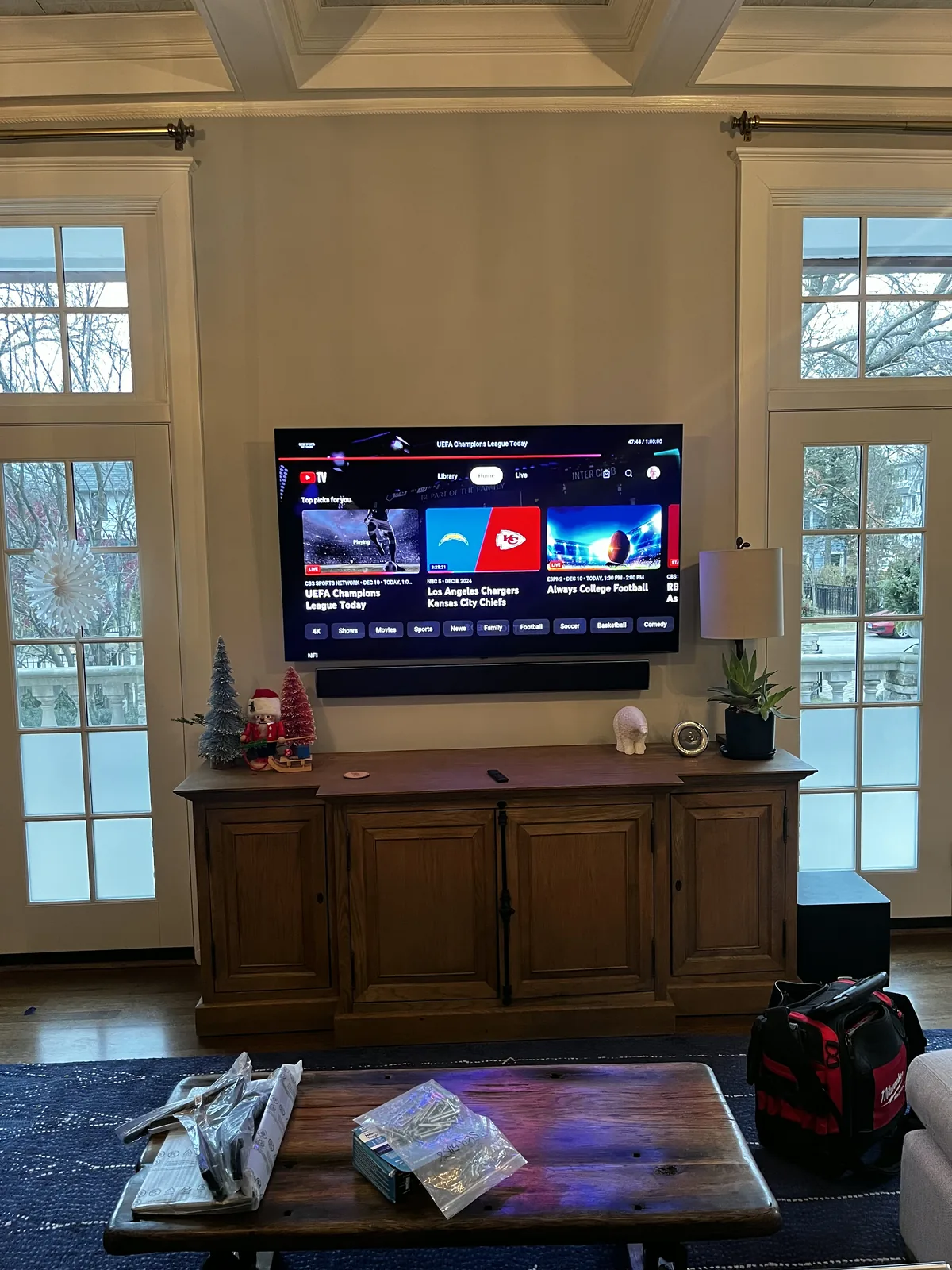 Flat Panel TV Installation project by Hooked Up Installs, photo 10