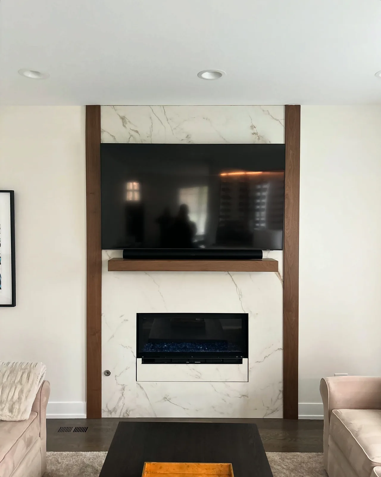 Flat Panel TV Installation project by Hooked Up Installs, photo 22