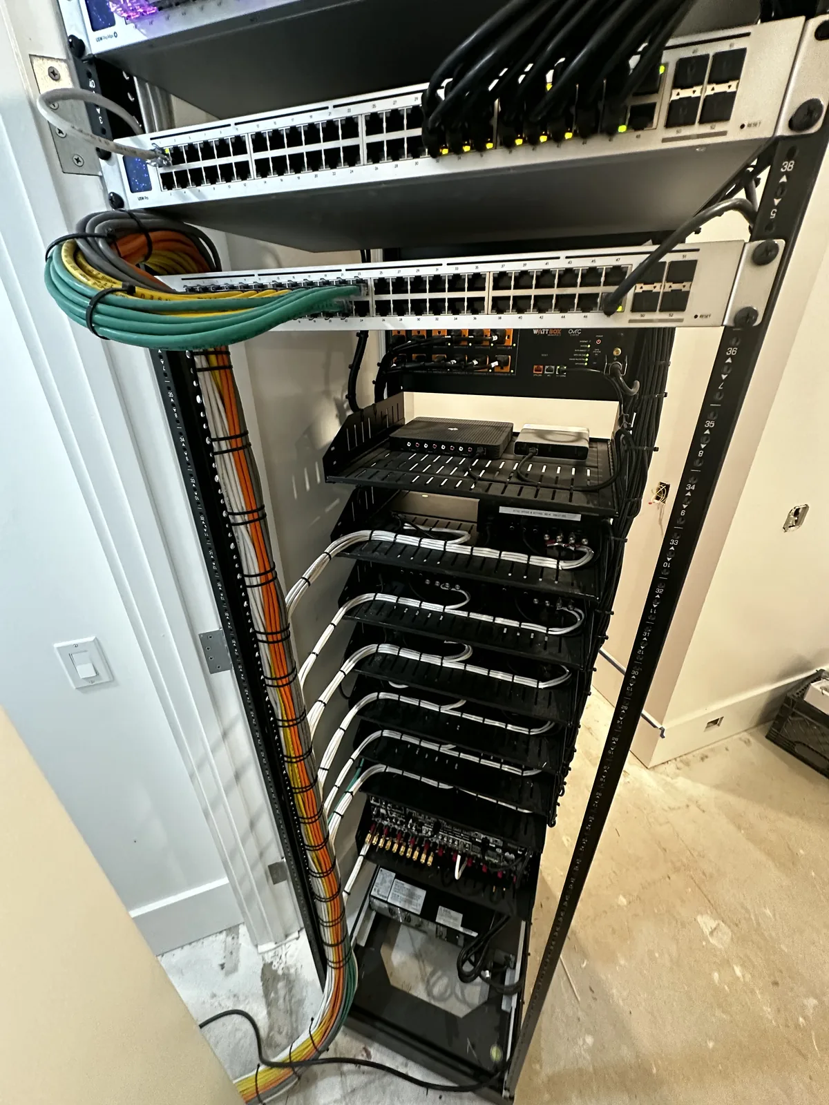 Equipment Racks project by Hooked Up Installs, photo 25