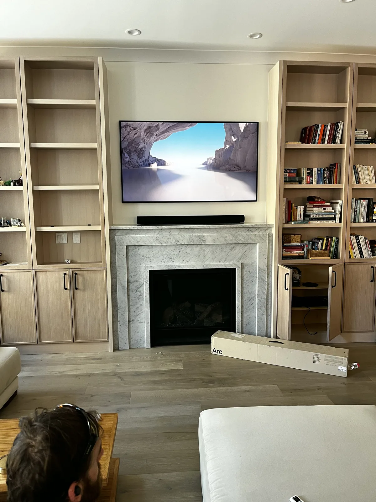 Flat Panel TV Installation project by Hooked Up Installs, photo 16
