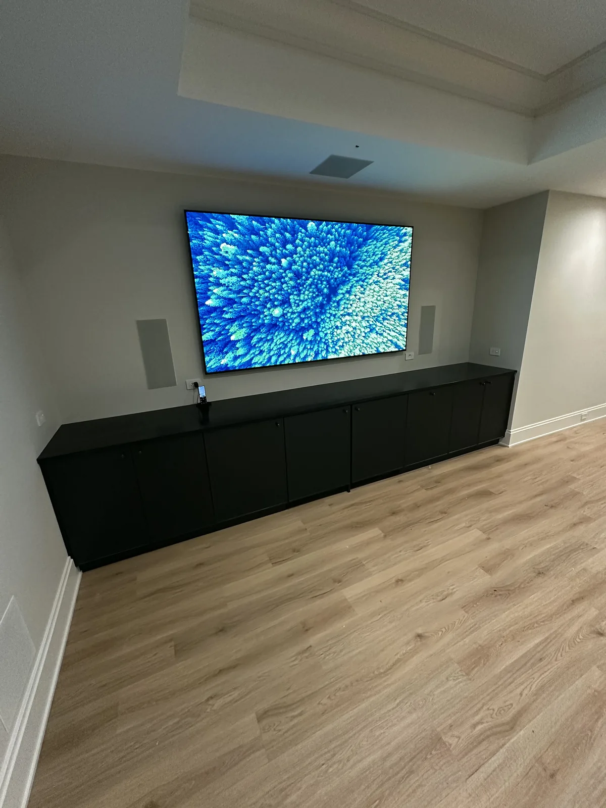 Flat Panel TV Installation project by Hooked Up Installs, photo 37
