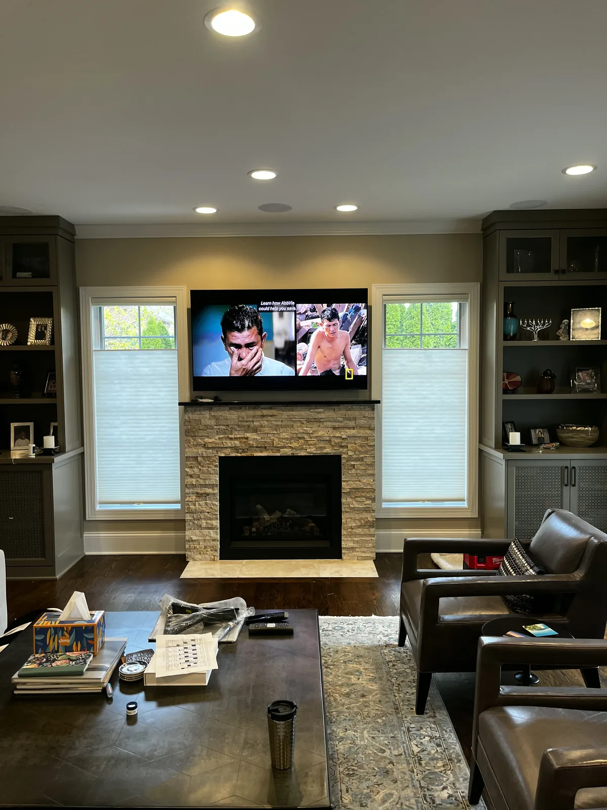 Flat Panel TV Installation project by Hooked Up Installs, photo 27