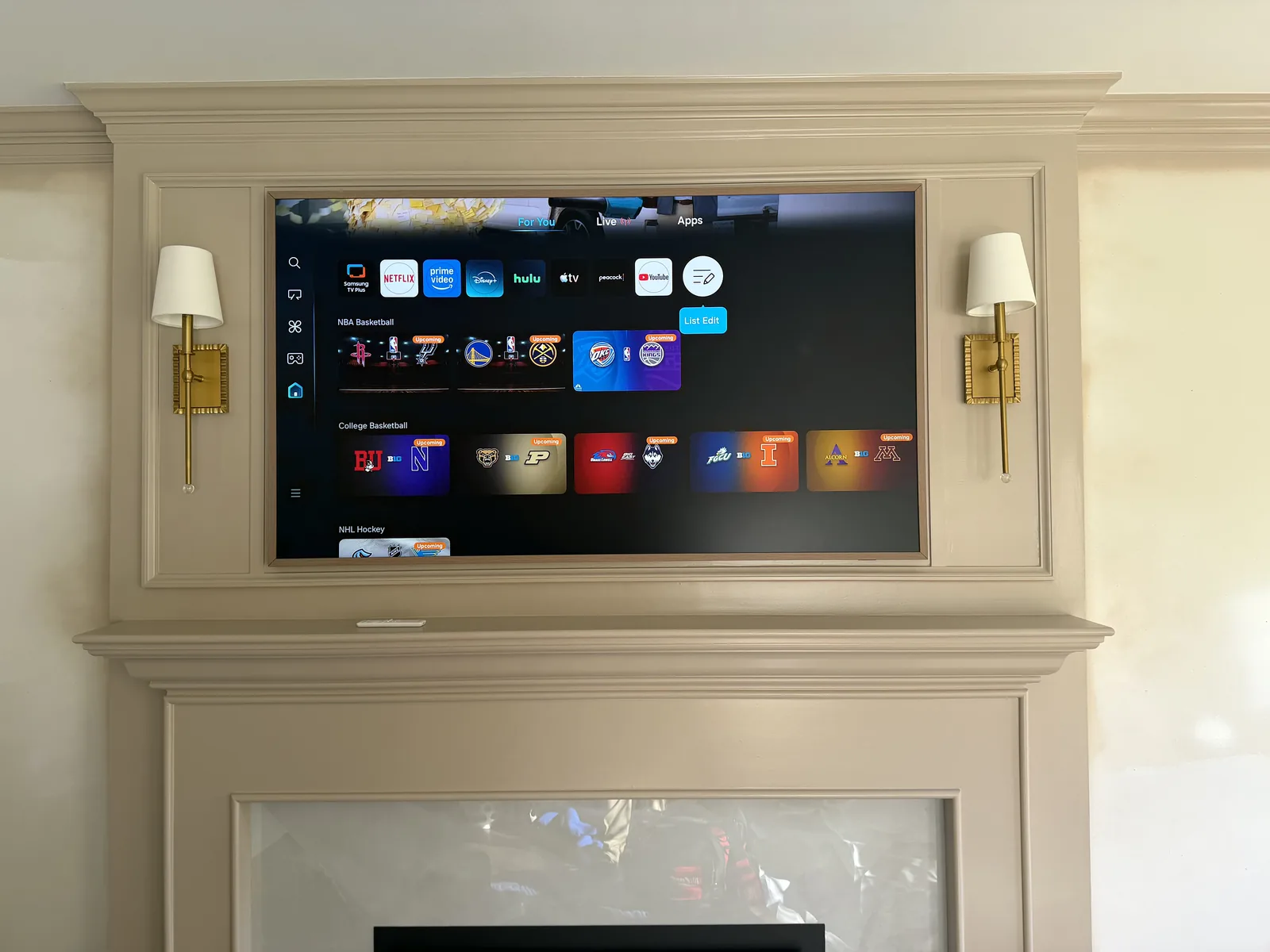 Flat Panel TV Installation project by Hooked Up Installs, photo 24