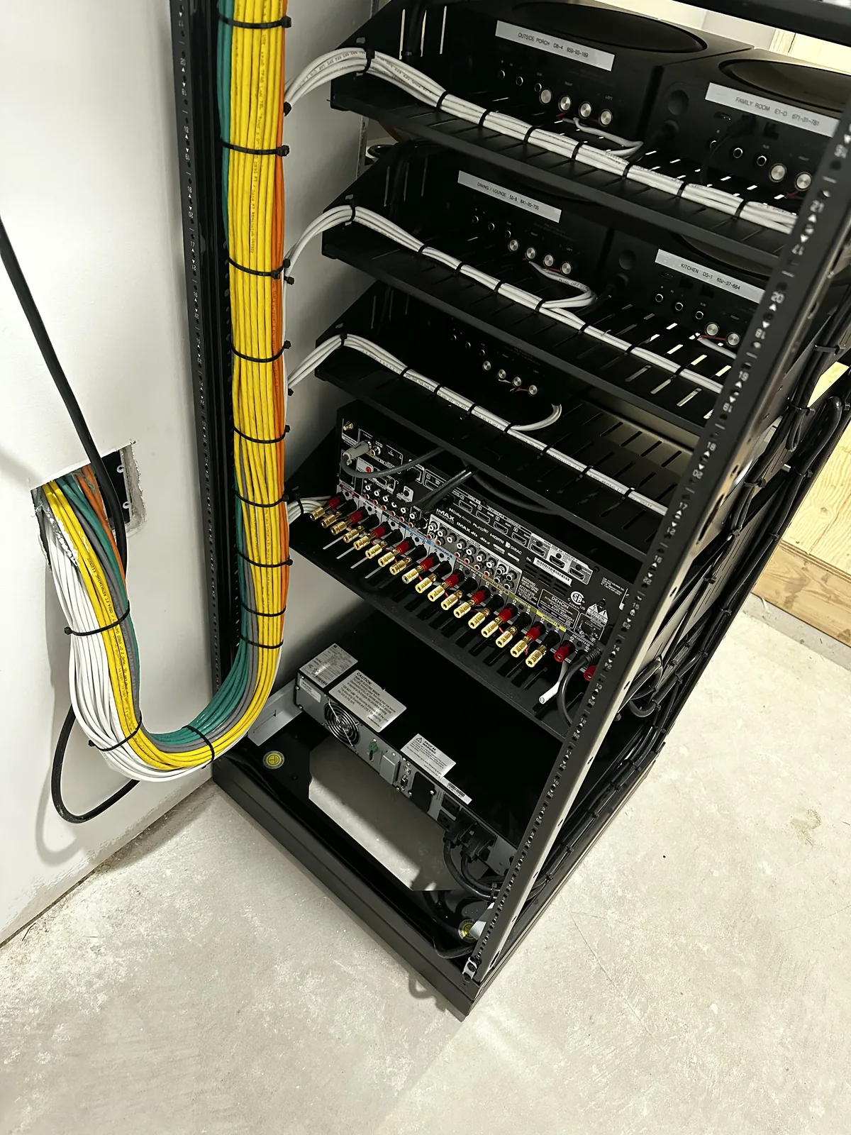 Equipment Racks project by Hooked Up Installs, photo 13
