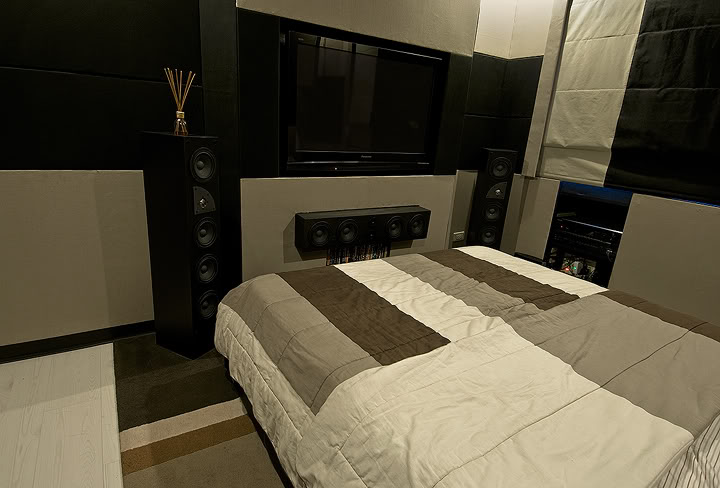 7 Awesome Bedroom  Home  Theater  Setups Hooked Up Installs 